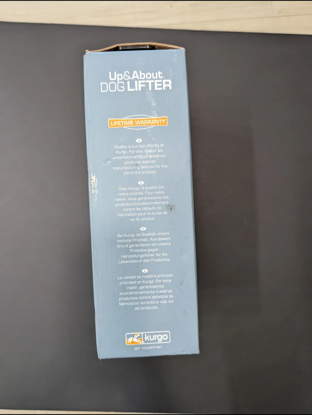 Kurgo Up & About Dog Lifter in Blue